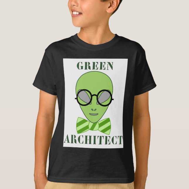 Camiseta Arquitecto verde (Anverso)