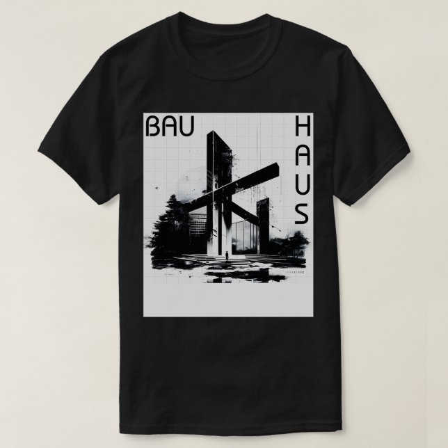 Camiseta Arquitectura Artsy 03 BW (Diseño del anverso)