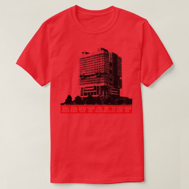 Camiseta Arquitectura brutal, brutalidad en la casa de los  (Diseño del anverso)