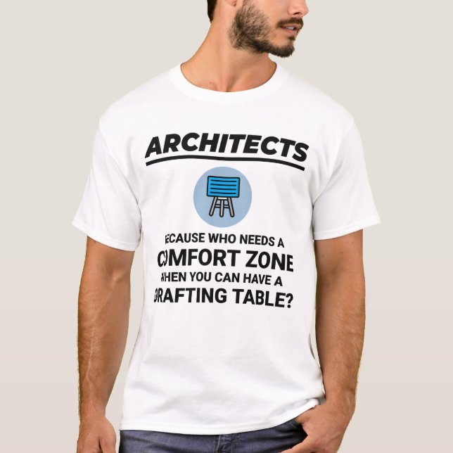 Camiseta Arquitectura de construcción de tablas de diseño d (Anverso)