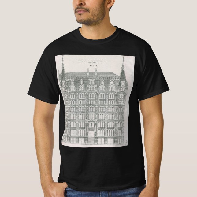 Camiseta Arquitectura de época, Delaware y Hudson Canal Co. (Anverso)