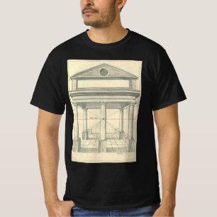 Camiseta Arquitectura de época, pórtico romano con columnas