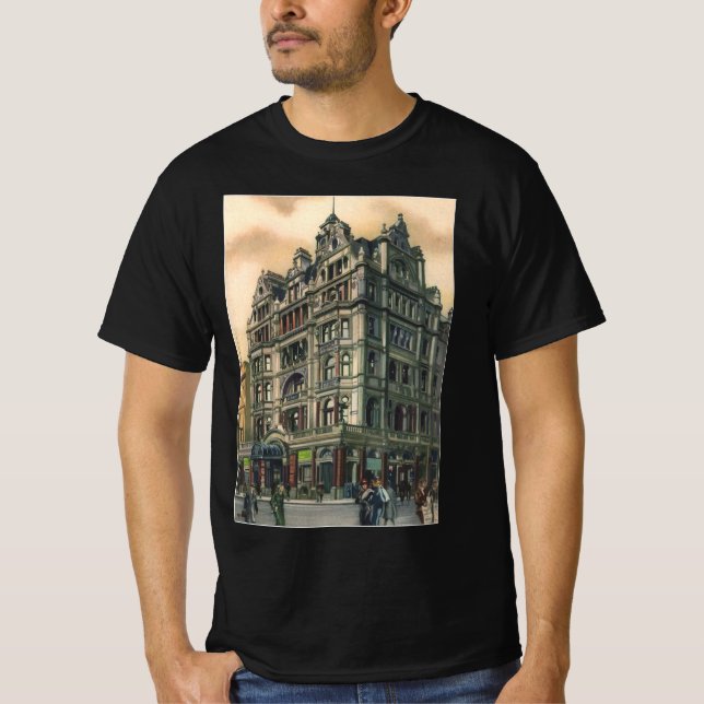 Camiseta Arquitectura de época Queens Hotel Leicester Squar (Anverso)