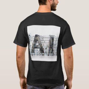 Camiseta Arquitectura de letras industriales arte