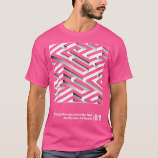 Camiseta Arquitectura de OMD Moralidad Estilo gráfico mínim