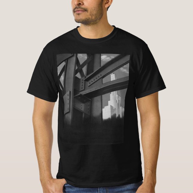 Camiseta Arquitectura de rascacielos de construcción de ace (Anverso)