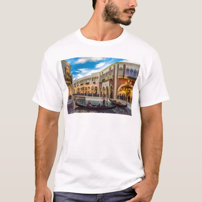 Camiseta Arquitectura del Canal Gondola de Las Vegas (Anverso)