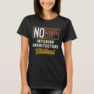Camiseta Arquitectura del Interior Graduación de Estudiante