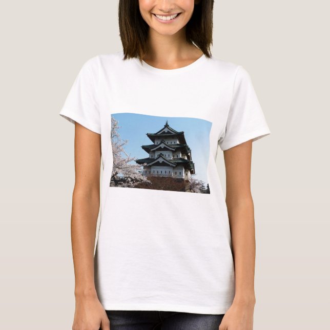 Camiseta Arquitectura Histórica Edificios Castillo Japón (Anverso)