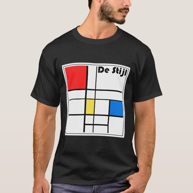 Camiseta Arquitectura moderna De Stijl (Anverso)