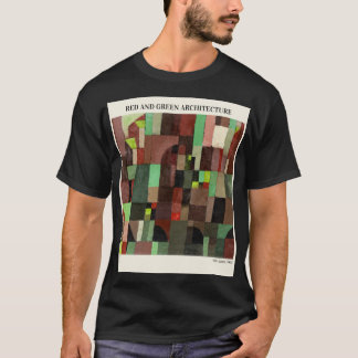 Camiseta ARQUITECTURA ROJA Y VERDE de Paul Klee, Resumen
