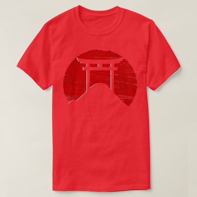 Camiseta Arquitectura Torii Japonesa (Diseño del anverso)