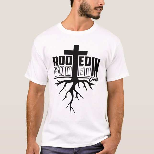 Camiseta Arraigado reservado en Cristo (Anverso)