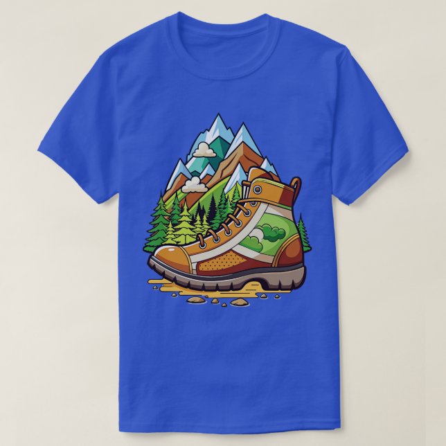 Camiseta arranque de senderismo (Diseño del anverso)