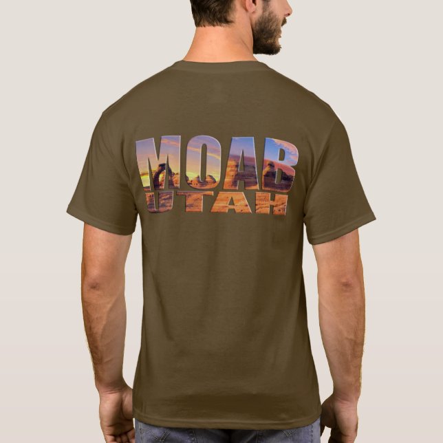 CAMISETA ARRANQUE MOAB UTAH POR EKLEKTIX (Reverso)
