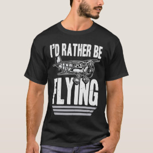 Camiseta Arrastrador trasero de vintage para avión piloto