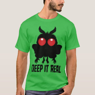 Camiseta Arrástralo de verdad Mothman críptido misterioso