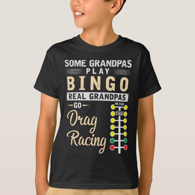 Camiseta Arrastrar al abuelo de la Carreras (Anverso)