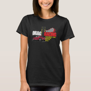 Camiseta Arrastrar Carreras Arrastrar Carrera de coches Mot