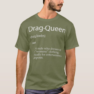 Camiseta Arrastrar Chiste de definición de Reina - Regalo d