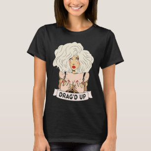 Camiseta Arrastrar hacia arriba Doll Face Drag Queen Race
