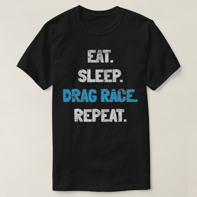 Camiseta Arrastrar la Carreras de dragado de velocidad de c (Diseño del anverso)