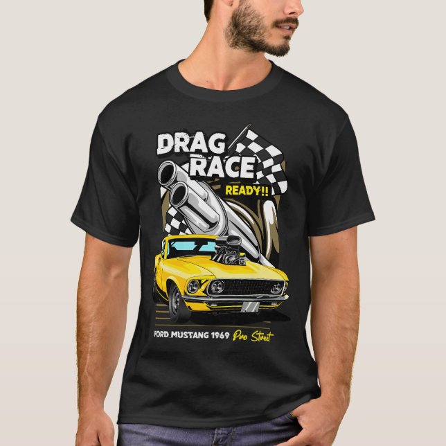 Camiseta Arrastrar Race Mustang Mach (Anverso)