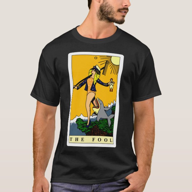 Camiseta Arrastre Race Tarot Katya como el tonto Tri-fusion (Anverso)