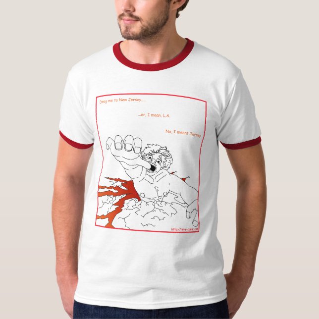 Camiseta Arrástreme (la manga corta) (Anverso)