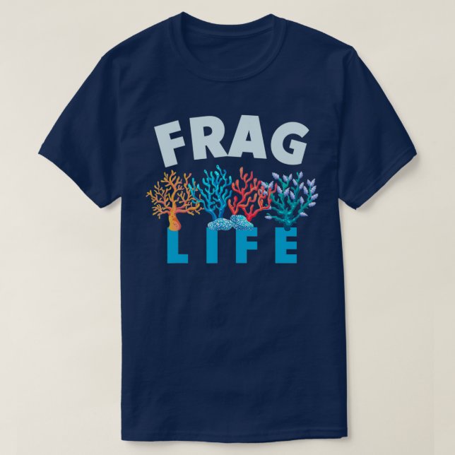 Camiseta Arrecife Acuario Subacuático Coral Life Frax (Diseño del anverso)