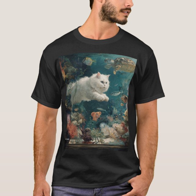 Camiseta Arrecife de coral felino (Anverso)