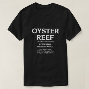 Camiseta Arrecife de Ostras, Comedor de Mariscos, Altos de 
