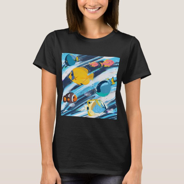 Camiseta Arrecife Glitch Drift (Anverso)