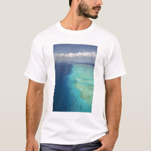 Camiseta Arrecife Malolo Barrier en la isla de Malolo, Fiyi