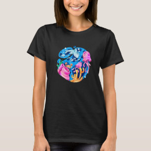 Camiseta Arrecifes de coral Naturaleza Mar Arrecifes de cor