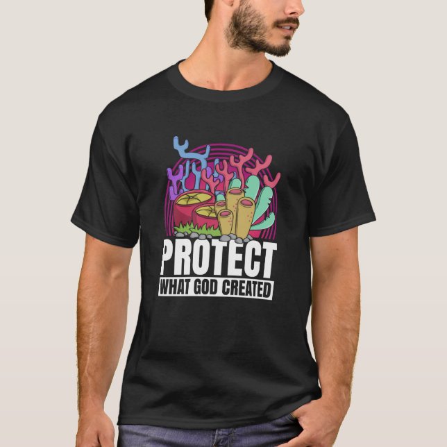 Camiseta Arrecifes de Coral Naturaleza Snorkel Ambiente Oce (Anverso)