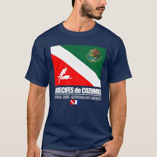 Camiseta Arrecifes de Cozumel (sq. (Anverso)