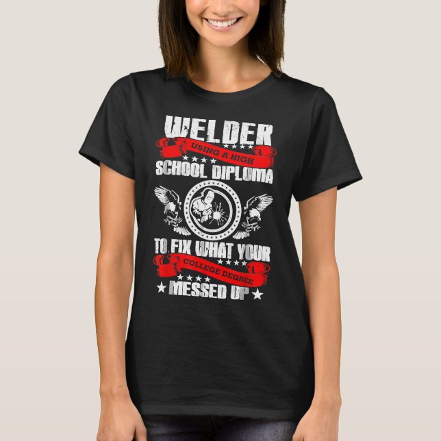 Camiseta Arreglar lo que su graduación universitaria deseng (Anverso)