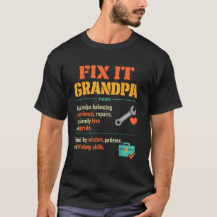 Camiseta Arreglarlo Abuelo Herramientas de Reparación Práct