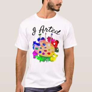 Camiseta Arreglé Cepillos De Artistas Graciosos