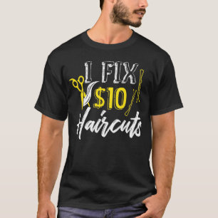 Camiseta Arreglo 10$ Barbería De Peluquería De Peluquería E