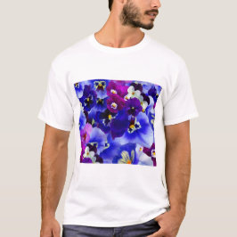 Camiseta Arreglo de las flores azules