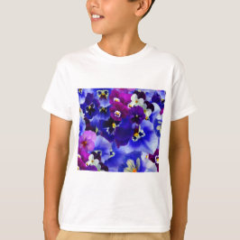 Camiseta Arreglo de las flores azules