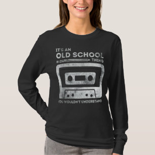 Camiseta Arreglo de rollo de lápiz de cinta de cassette de 