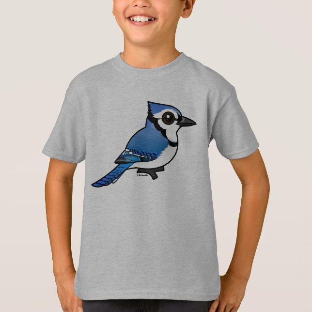 Camiseta Arrendajo azul de Birdorable (Anverso)