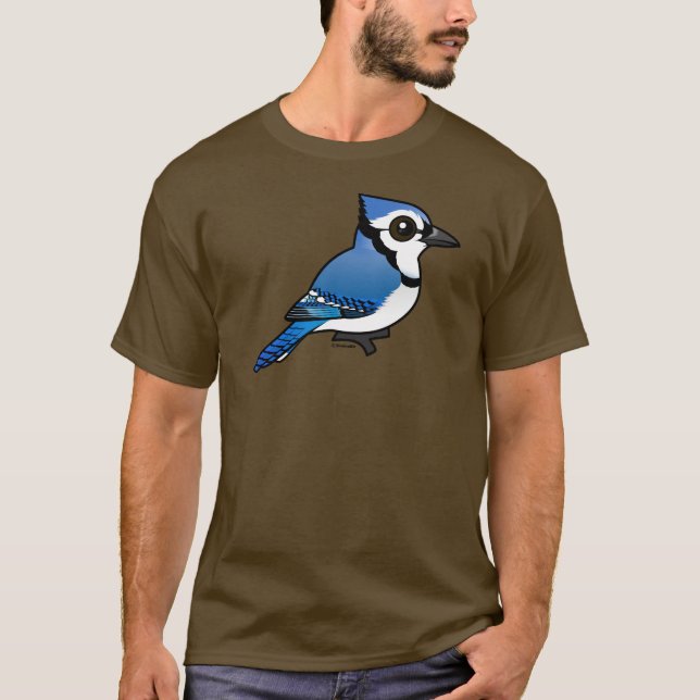 Camiseta Arrendajo azul de Birdorable (Anverso)