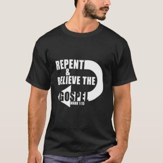 Camiseta Arrepense Creer El Evangelio De La Fe Cristiana Je