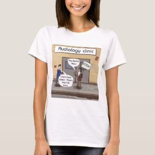 Camiseta Arrepentirse por la oficina de audiólogo es divert