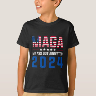 Camiseta Arrestan a mi burda mordaza contra el demócrata en