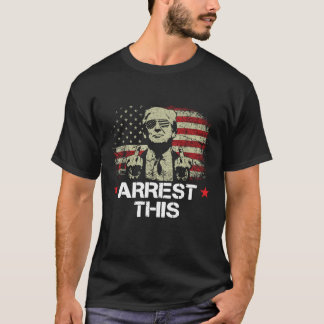 Camiseta Arrestan a Trump a este gracioso delincuente convi